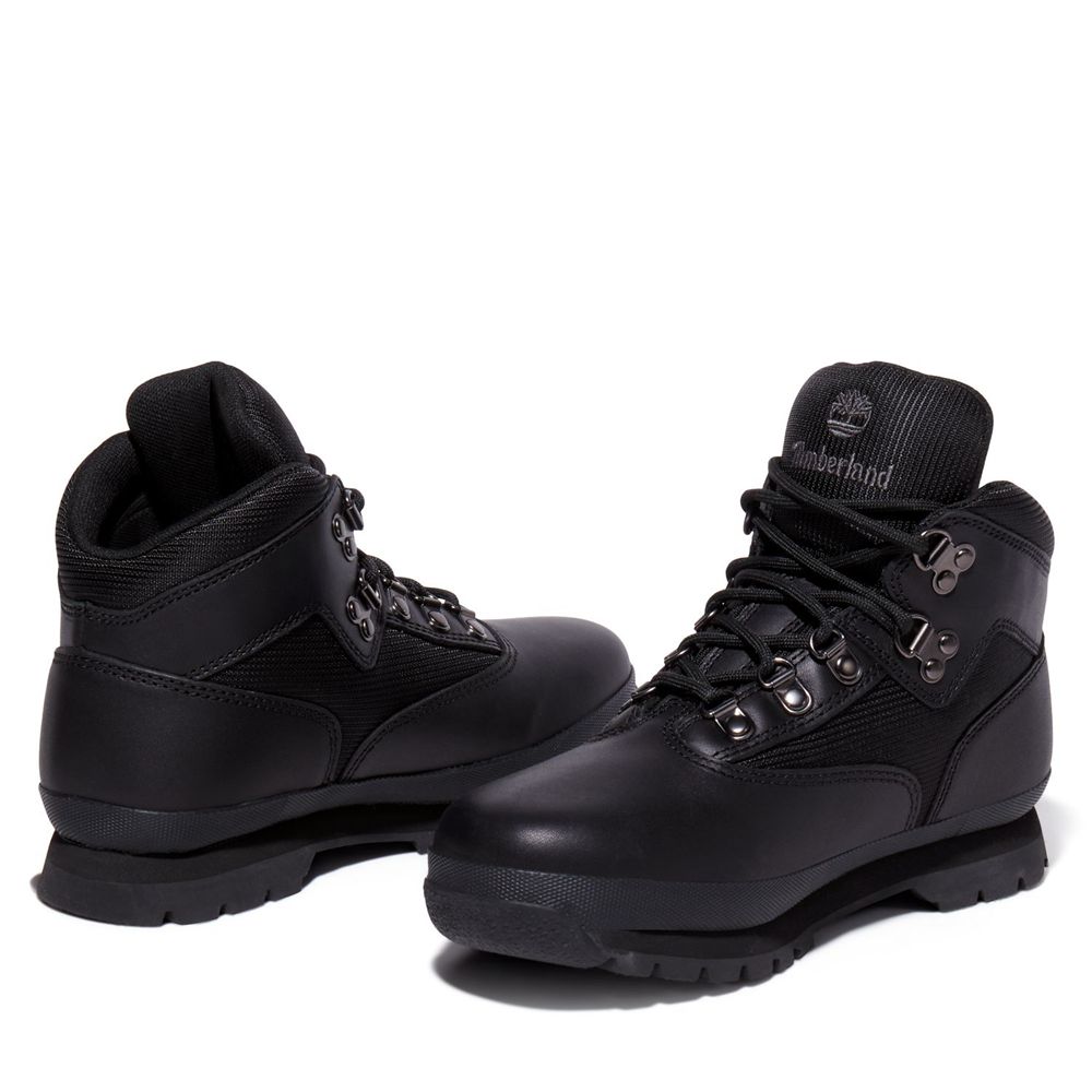 Tenisi Timberland Copii Negrii - Junior Euro Hiker Boots - Romania - TVEZJW308